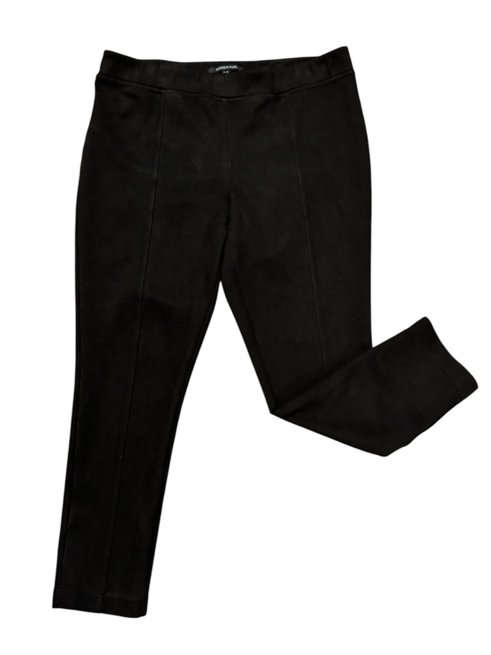 Andrew Marc Black Ponte Slender Ankle Pants